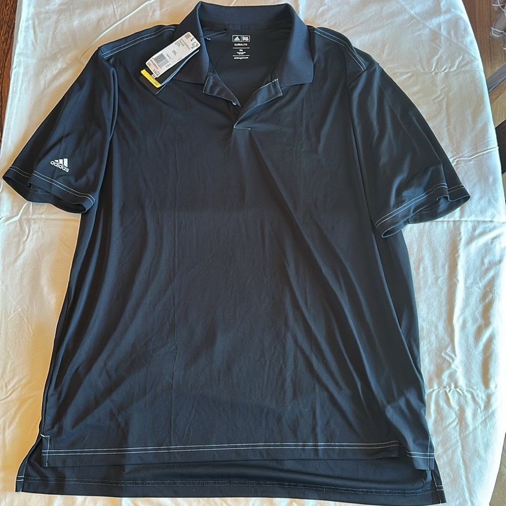 Adidas Climalite collared polo shirt